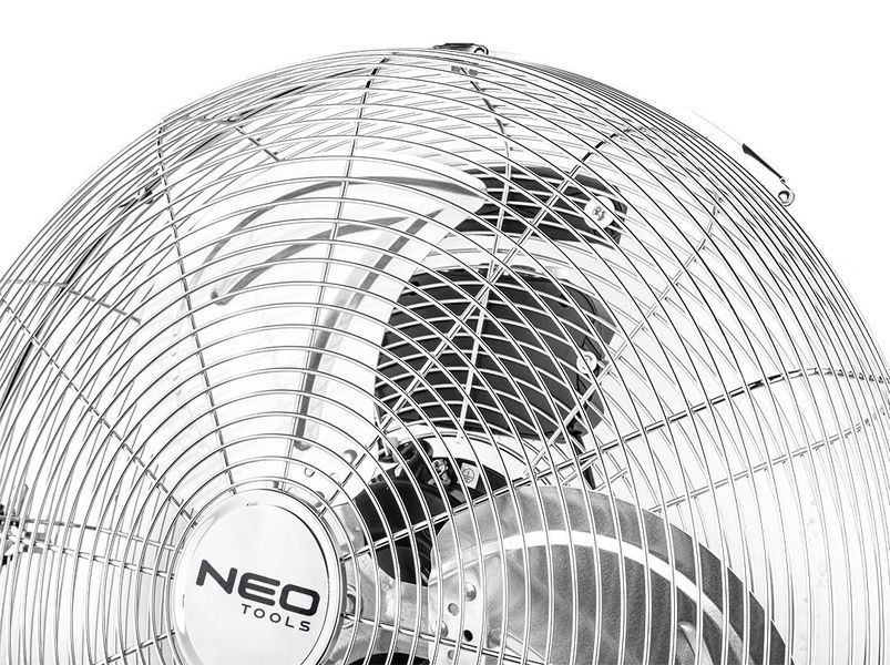Напольный вентилятор, профессиональный Neo Tools 100Вт, диаметр 45см, 3 скорости, двигатель медь 100% 90-010 фото