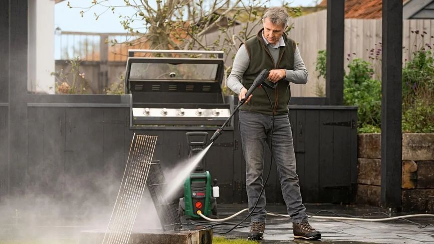 Минимойка высокого давления Bosch UniversalAquatak 125, 1500Вт, 125бар, 360л/час, шланг 5м, 7.7кг 0.600.8A7.A00 фото
