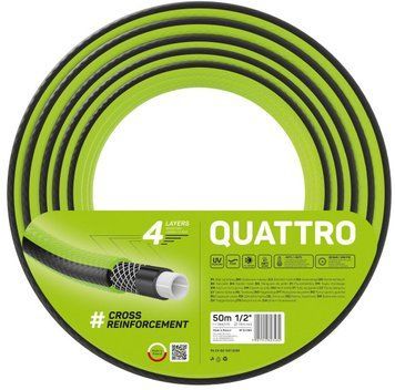 Шланг садовий Cellfast QUATTRO 1/2&rdquo;, 50м, 4-х шаровий, до 20 Бар, -10&hellip;+50&deg;C 10-063 фото