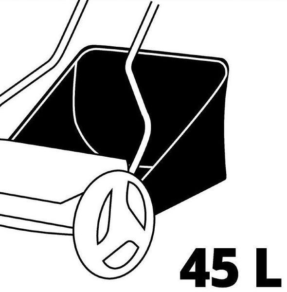 Газонокосилка акум ручная Einhell GE-HM 18/38 Li-Solo, 18В, PXC, 38 см, 45 л, 14-38 мм 3414200 фото