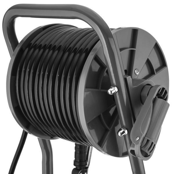 Опрыскиватель аккумуляторный 2E AquaSpray 40LRC 40л 12В 1х12А&middot;час 7бар 6л&middot;мин 16кг вольтметр колеса катушка шланг 30м 2E-40LWBS30 фото
