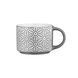 Чашка Ardesto Weaving G, 330мл, фарфор, бело-черный AR3473G фото 2