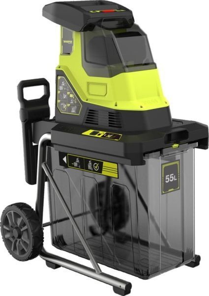Подрібнювач садовий акумуляторний Ryobi Max Power RY36SHX40-0 36В 40мм 55л 18кг (без АКБ та ЗУ) фреза низькошумний 5133005451 фото