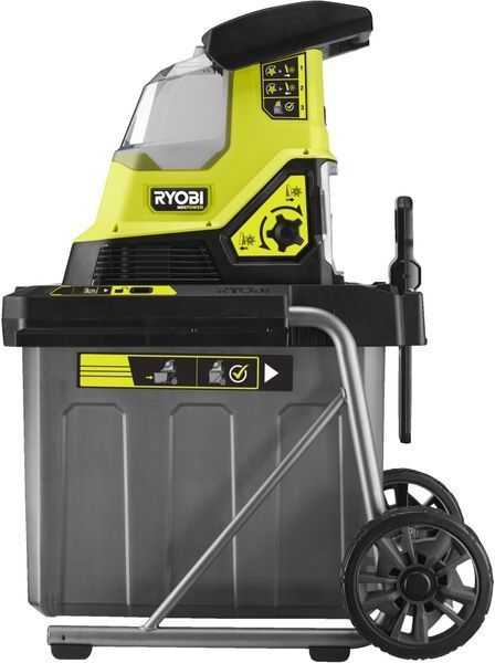 Подрібнювач садовий акумуляторний Ryobi Max Power RY36SHX40-0 36В 40мм 55л 18кг (без АКБ та ЗУ) фреза низькошумний 5133005451 фото