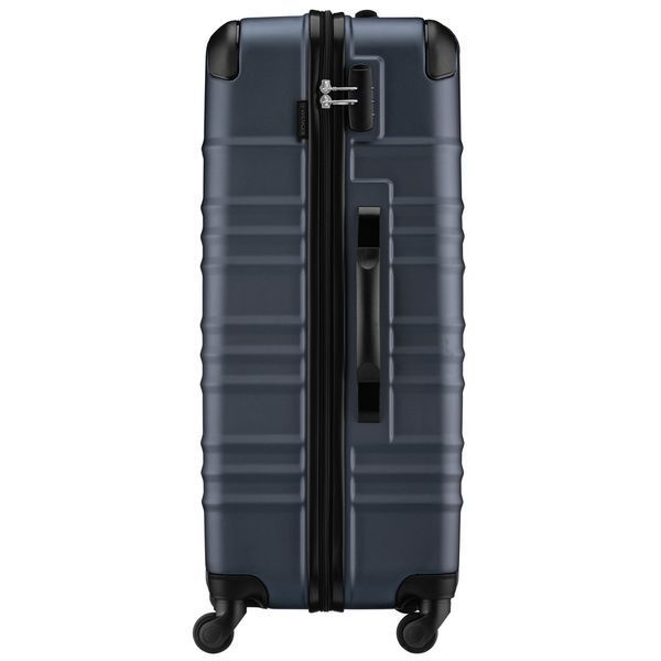 Чемодан Wenger Amplar, большой, пластик, 4 колеса, синяя 653141 фото