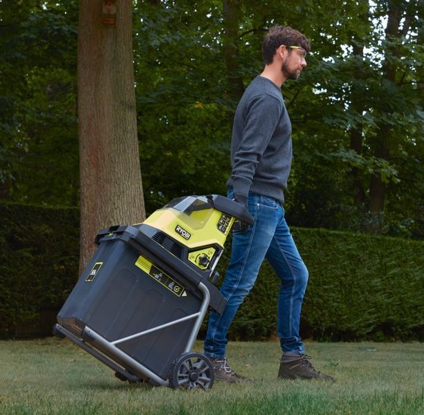 Подрібнювач садовий акумуляторний Ryobi Max Power RY36SHX40-0 36В 40мм 55л 18кг (без АКБ та ЗУ) фреза низькошумний 5133005451 фото