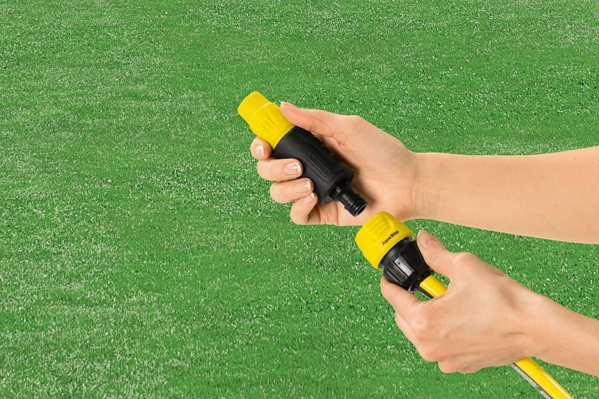 Коннектор для шланга Karcher, 1/2"-5/8"-3/4", б/упак, универсальный с аквастопом. 2.645-202.0 фото
