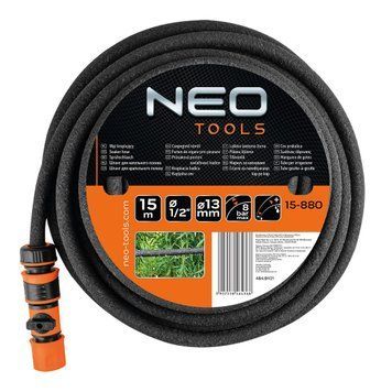 Шланг садовый для капельного полива 1/2" Neo Tools 15м до 8бар. 15-880 фото