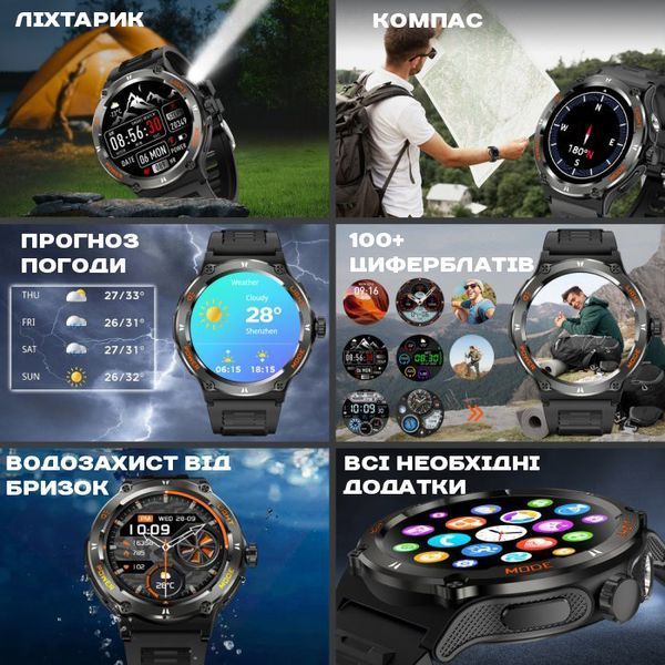 Smart-часы Smart Advanture с компасом 1724 фото