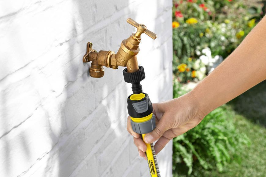 Коннектор для шланга Karcher "Premium", 1/2"-5/8"-3/4", универсальный 2.645-195.0 фото