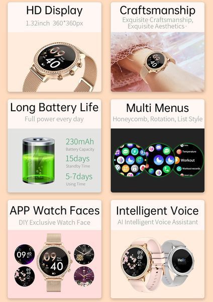 Смарт-годинник Smart IQ Girl Gold 1196 фото