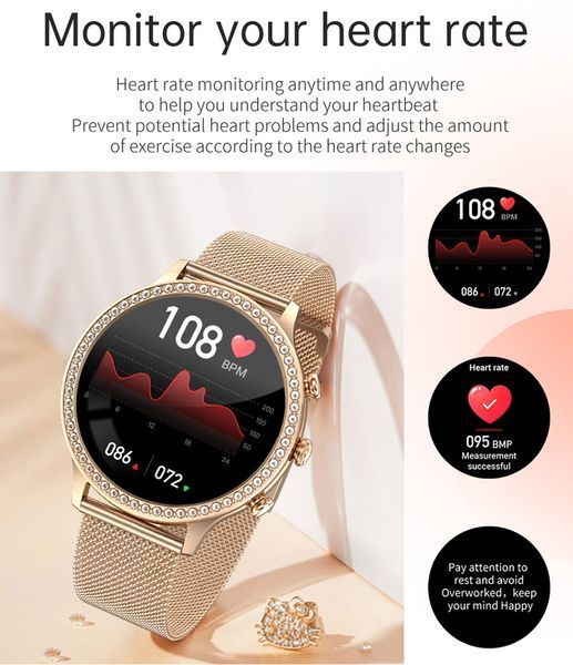 Смарт-годинник Smart IQ Girl Gold 1196 фото