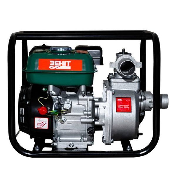 Мотопомпа бензинова ZENIT ЗМП-50 v2.0, 30м3/г (500л/хв), 6.5к.с, 21кг 853425 фото