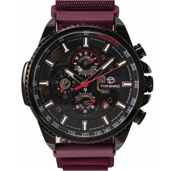 Forsining Finance Wine Red, 2 ремінці 2226 фото