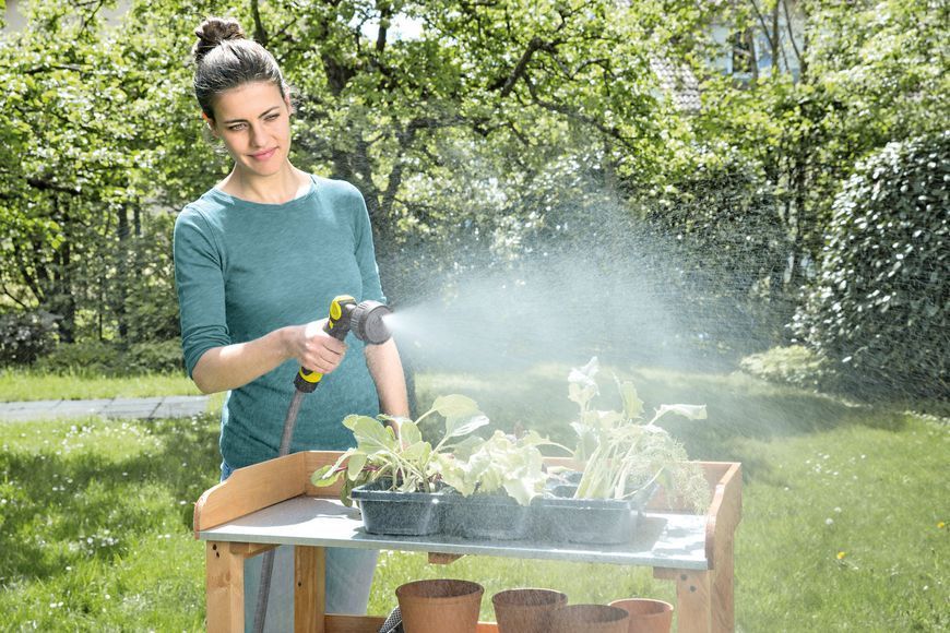 Ороситель ручной Karcher "Plus", 4 функции, регулировка напора воды 2.645-269.0 фото