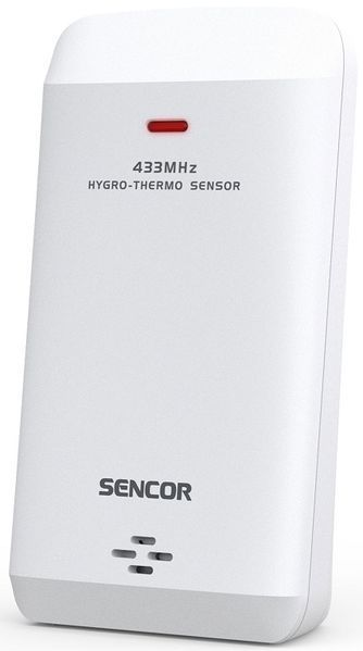 Метеостанція Sencor, внутрішнє/зовнішнє вимірювання, від мережі/CR2032х1+AAx2, температура, вологість, час, прогноз погоди, атмосферний тиск, чорний SWS7300 фото
