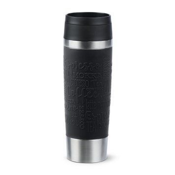 Термочашка Tefal Travel Mug Classic, 500мл, нержавіюча сталь, чорний N2022010 фото