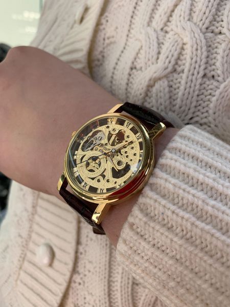 Часы Winner Gold Brown 1113 фото