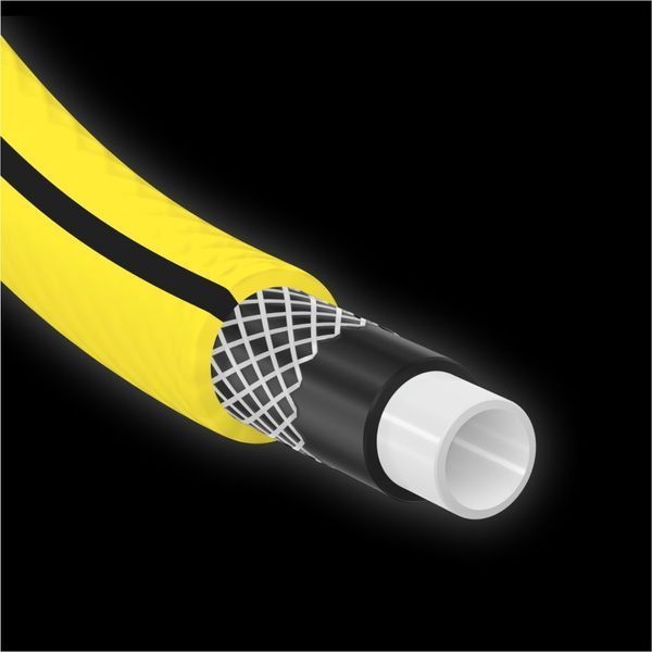 Шланг садовый Cellfast 4YELLOW 1/2" 20м, 4 слоя, до 20 Бар, -10&hellip;+50&deg;C 10-500 фото