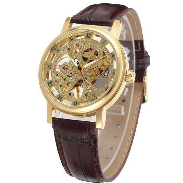 Часы Winner Gold Brown 1113 фото