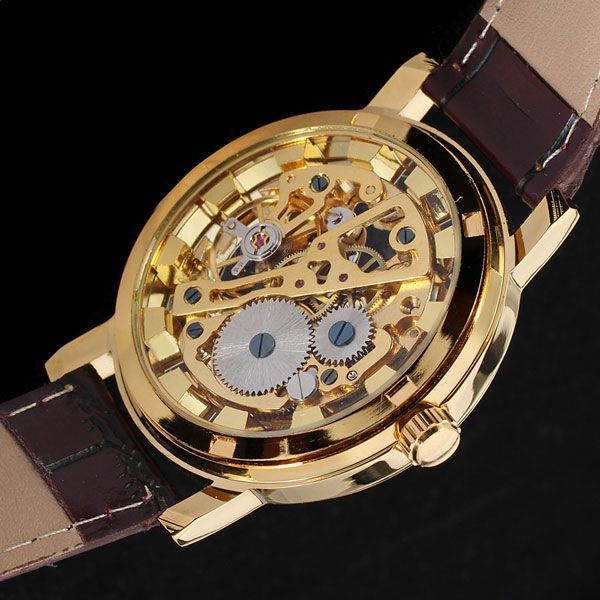 Часы Winner Gold Brown 1113 фото