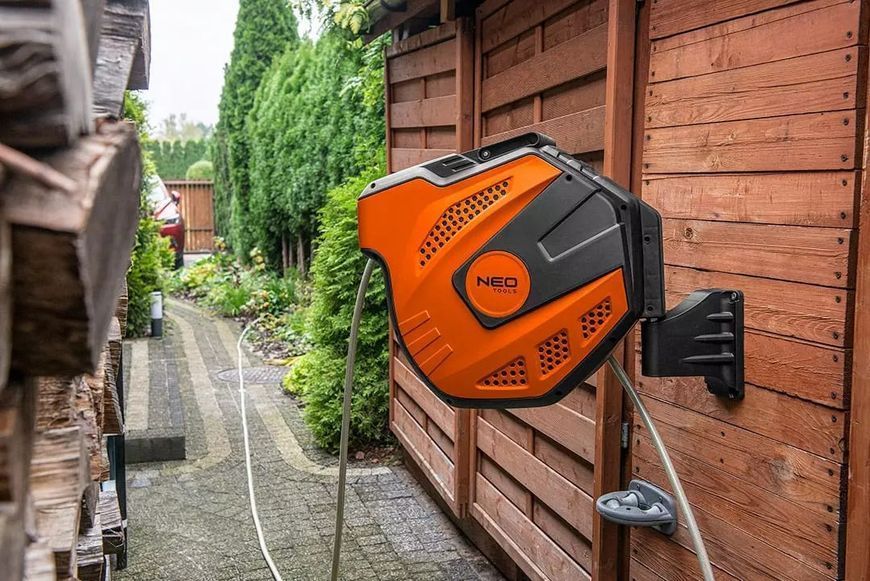 Котушка зі шлангом автоматична Neo Tools 20м+2м шланга 1/2" 15-891 фото